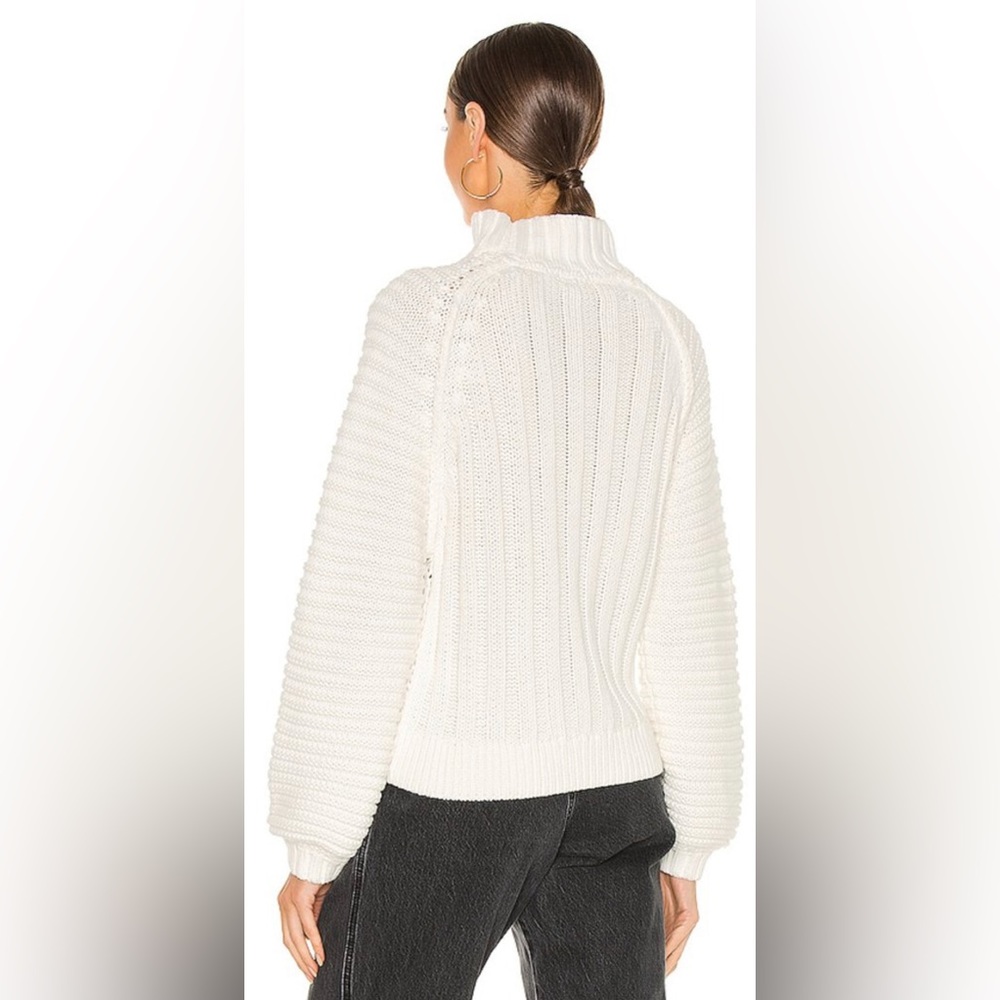 Free People Sweetheart Sweater in white. - Picture 2 of 6